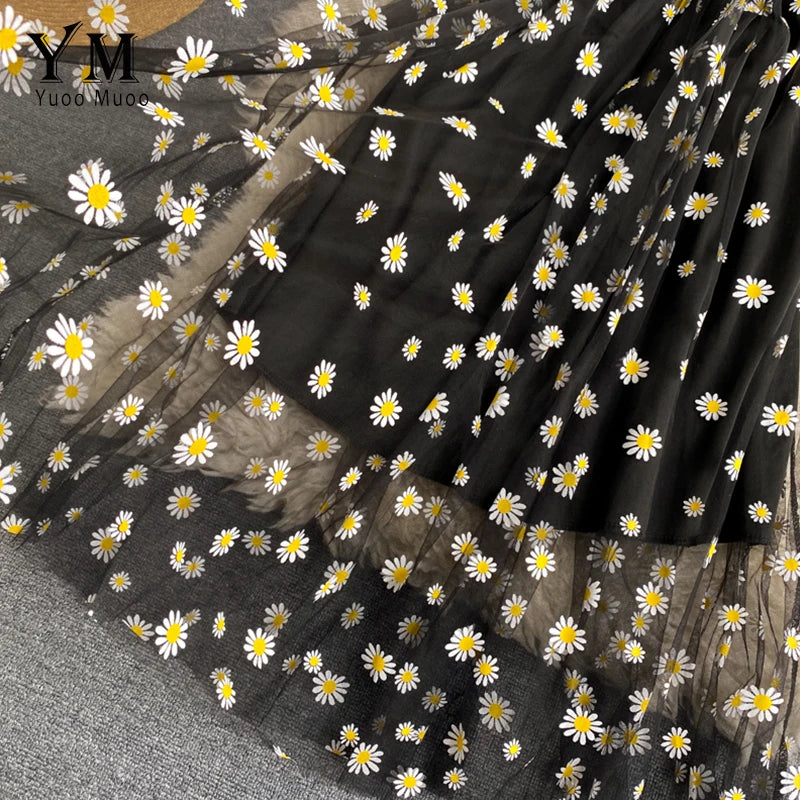 YuooMuoo Daisy Mesh Party Dress