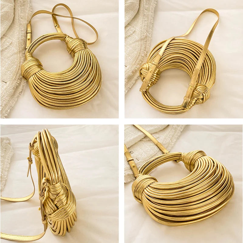 2024 Luxury Handwoven Noodle Bag