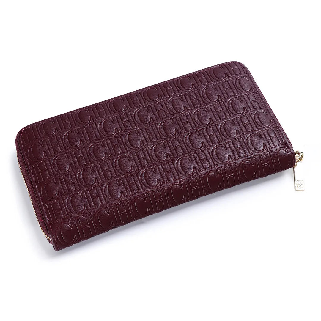 CH Women’s Solid Color Long Wallet
