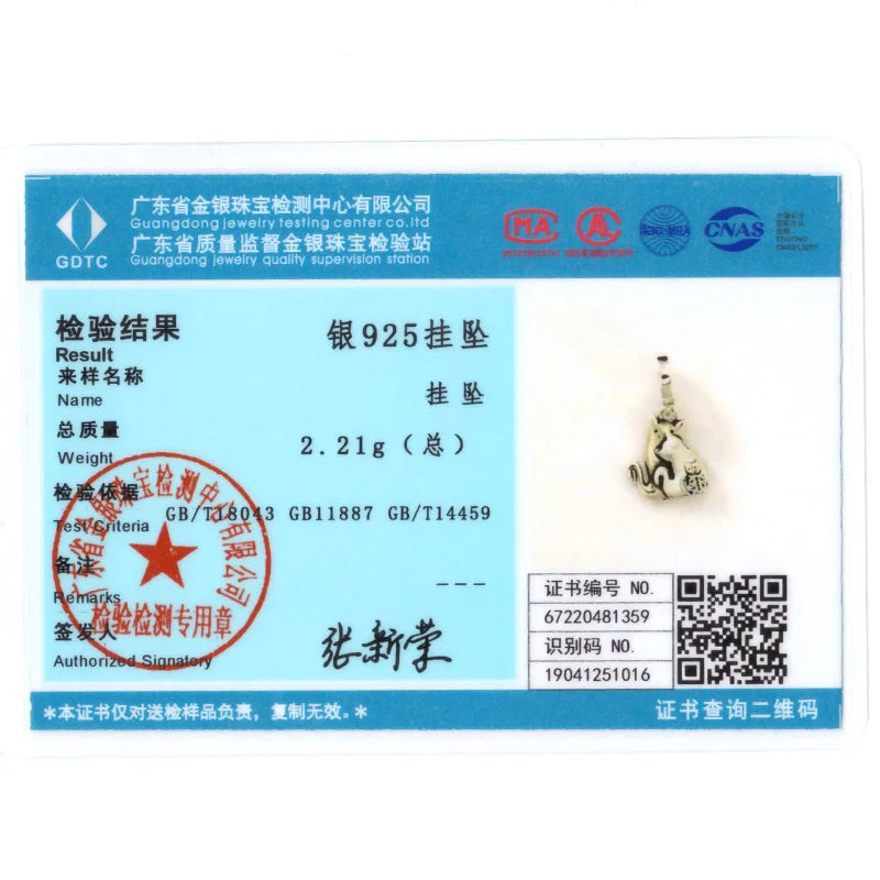 925 Silver Animal Charms