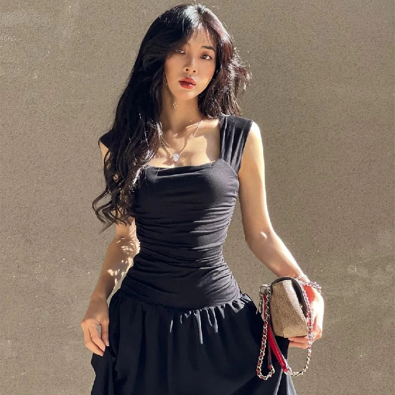 WhereMery Elegant Slip Maxi Dress