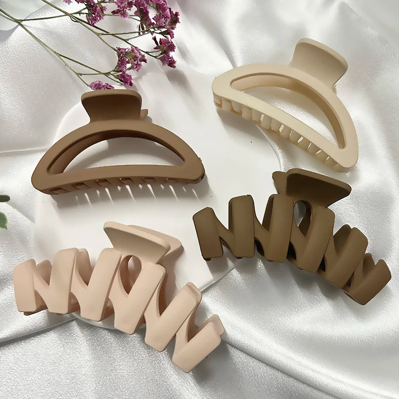 Women’s Acrylic Hair Claw Clip – Korea Style Geometric Barrette