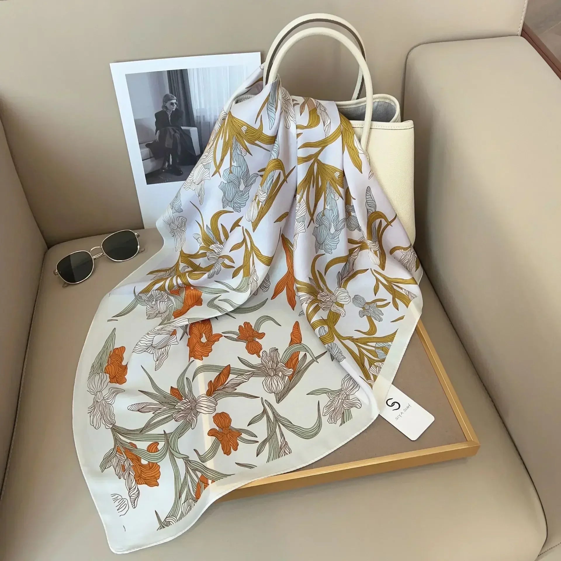 Luxury Silk Square Scarf