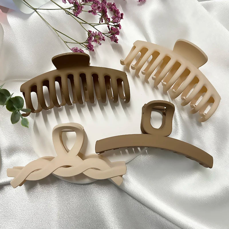 Women’s Acrylic Hair Claw Clip – Korea Style Geometric Barrette