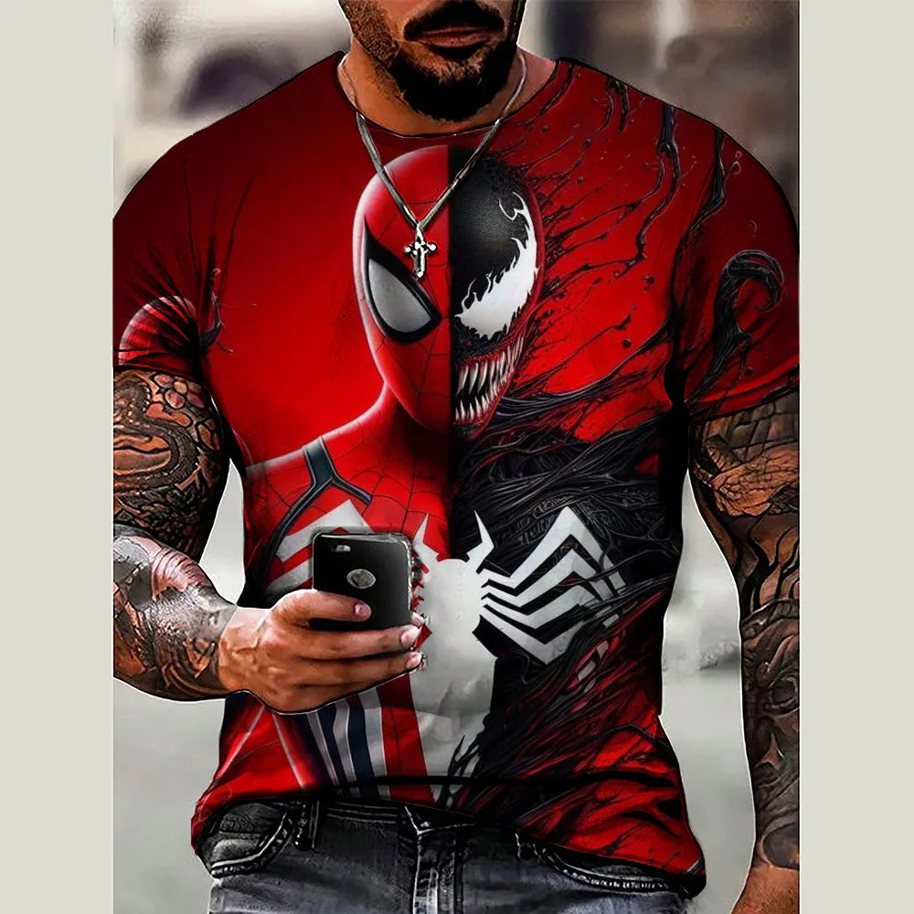 Disney 2025 Men’s Venom 3D Print T-Shirt