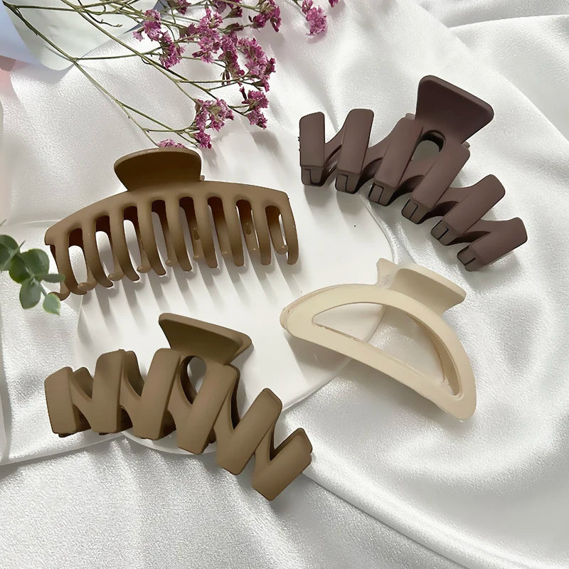 Women’s Acrylic Hair Claw Clip – Korea Style Geometric Barrette