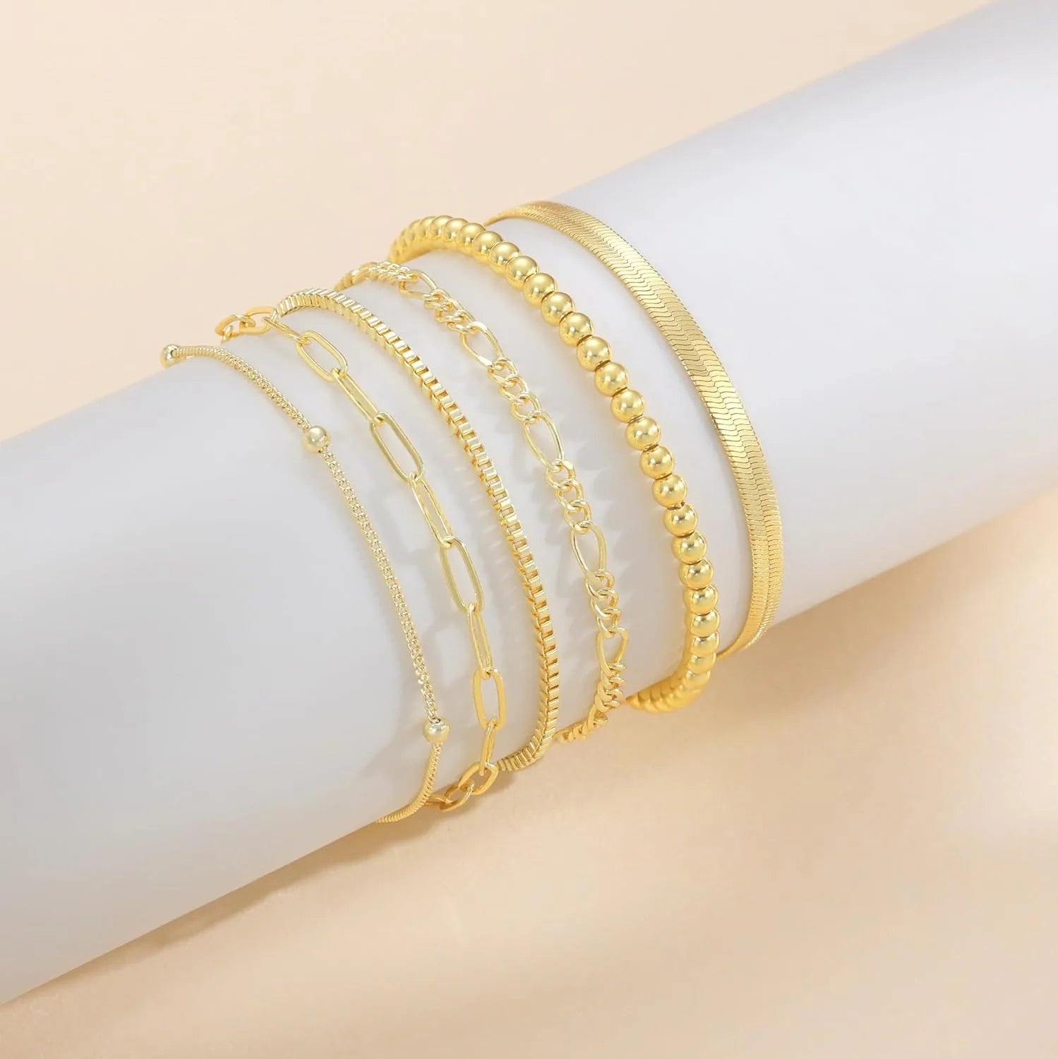 14K Gold Plated Waterproof Bracelets for Women