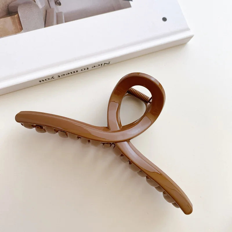 Women’s Acrylic Hair Claw Clip – Korea Style Geometric Barrette
