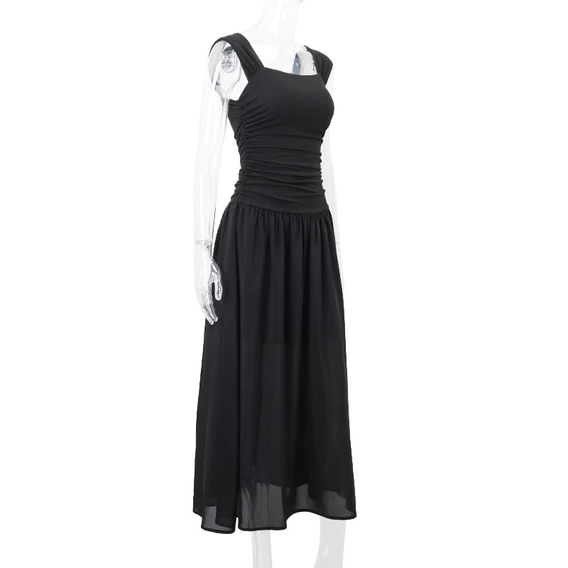 WhereMery Elegant Slip Maxi Dress