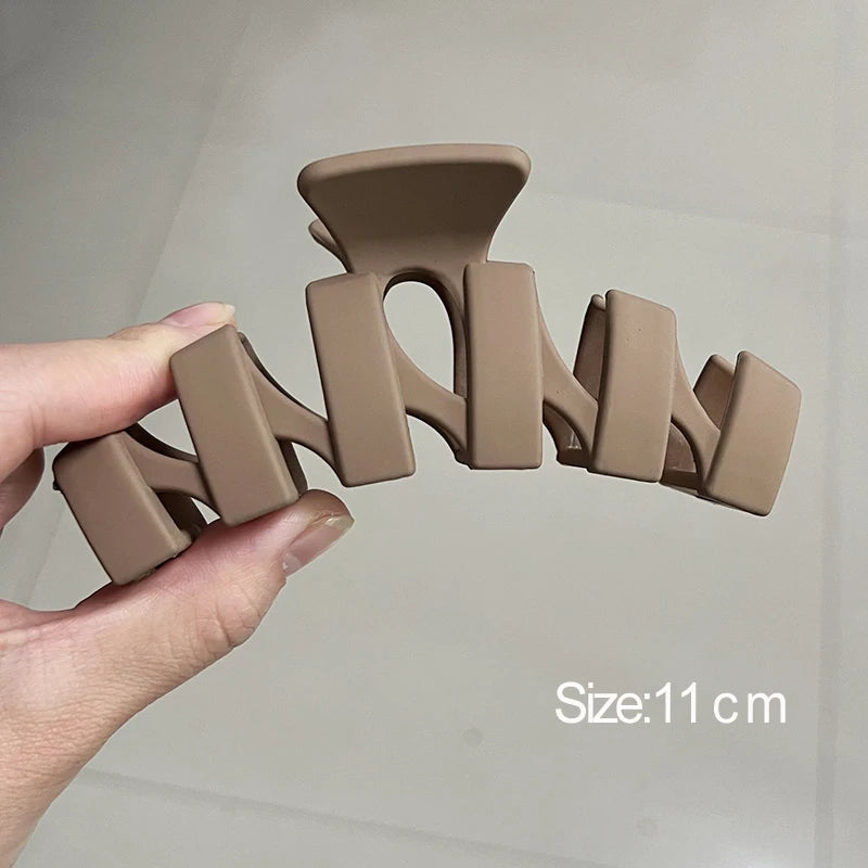 Women’s Acrylic Hair Claw Clip – Korea Style Geometric Barrette