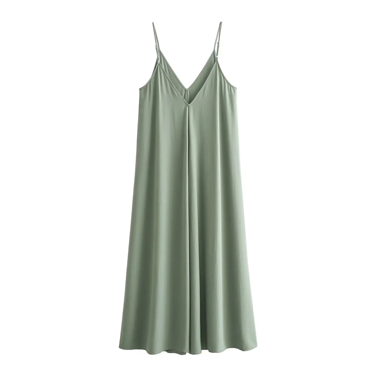 MUJER Women’s Black & Red Slip Long Dress