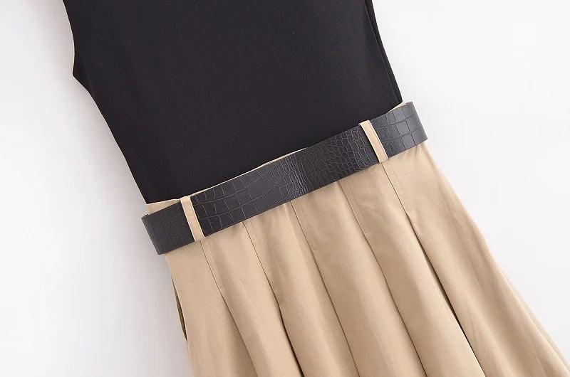 MUJER 2025 Women’s Pleated Midi Dress