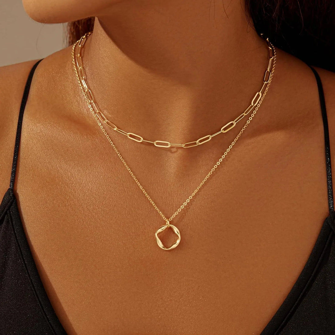 Layered Gold & Silver Necklaces for Women