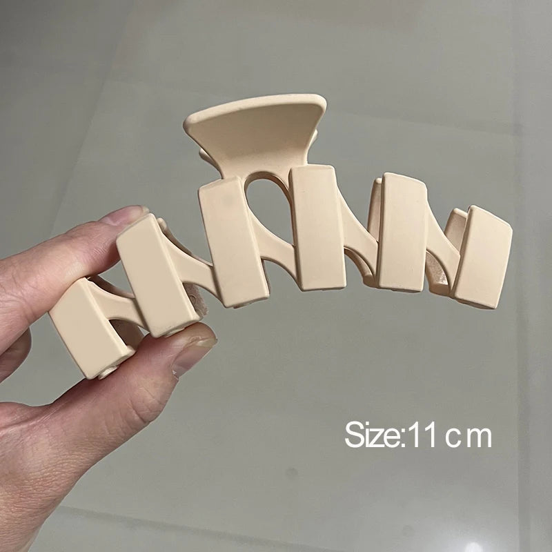Women’s Acrylic Hair Claw Clip – Korea Style Geometric Barrette