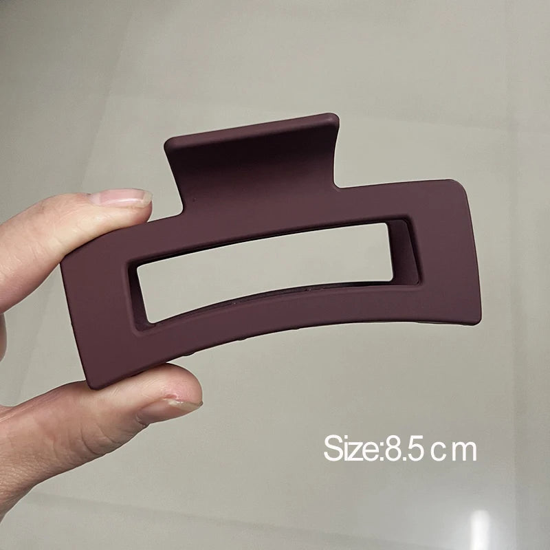 Women’s Acrylic Hair Claw Clip – Korea Style Geometric Barrette