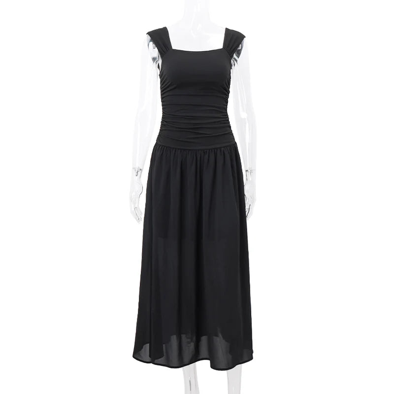 WhereMery Elegant Slip Maxi Dress
