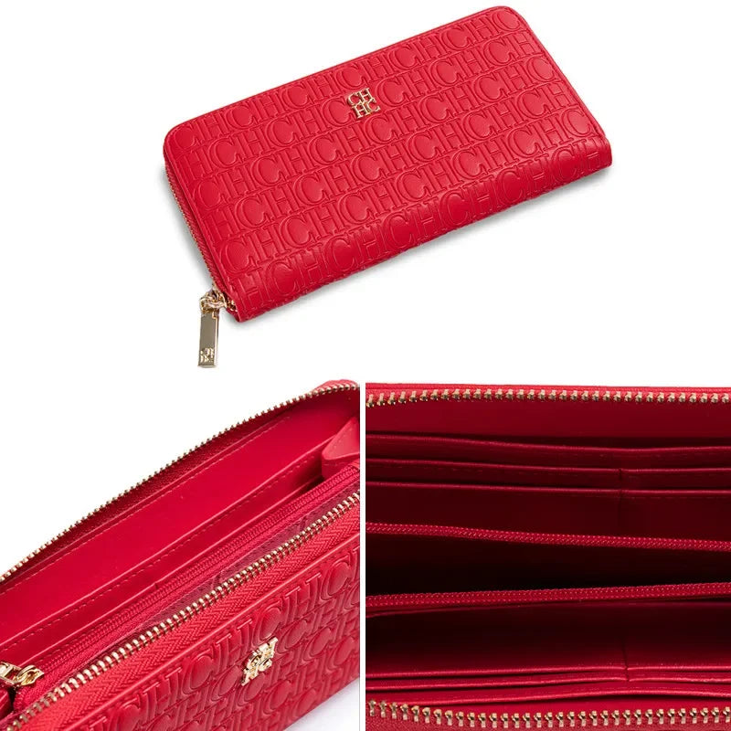 CH Women’s Solid Color Long Wallet