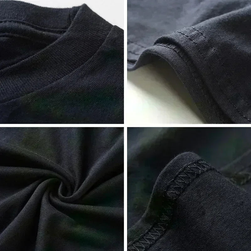 Plus Size Women’s Printed Cotton T-Shirt – Casual Crew Neck