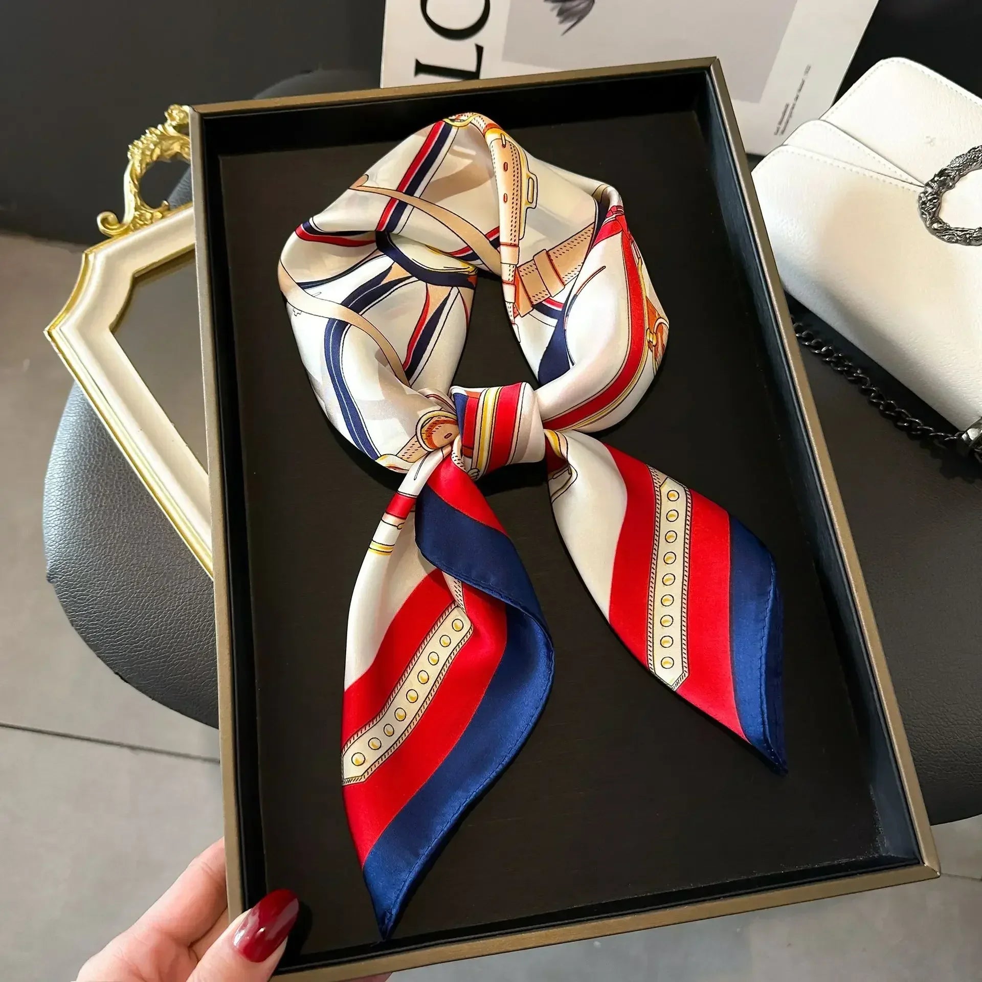 Luxury Silk Square Scarf
