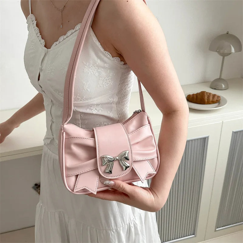 Sweet Bow Underarm Bag