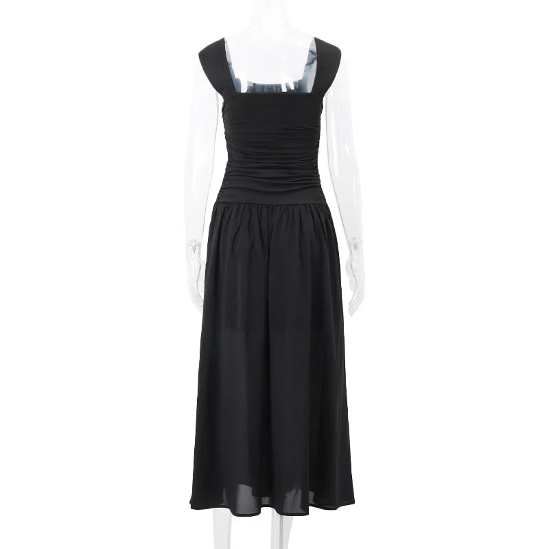 WhereMery Elegant Slip Maxi Dress