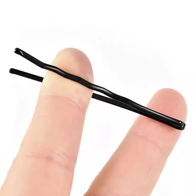 Black U-Shaped and Straight Bobby Pins – 60/600 pcs Hair Styling Set