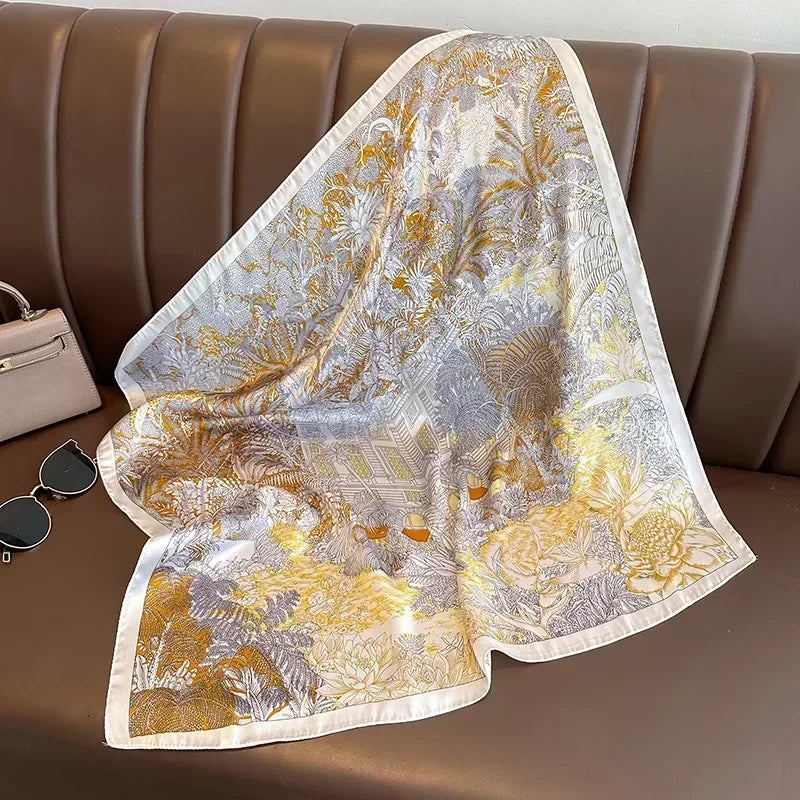 Luxury Silk Square Scarf