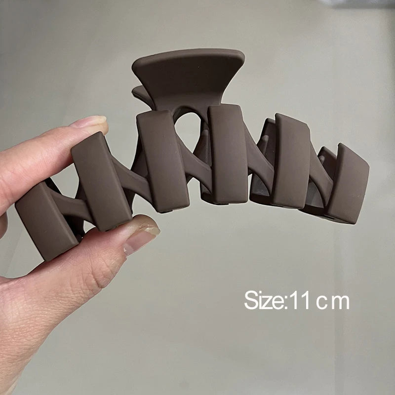 Women’s Acrylic Hair Claw Clip – Korea Style Geometric Barrette