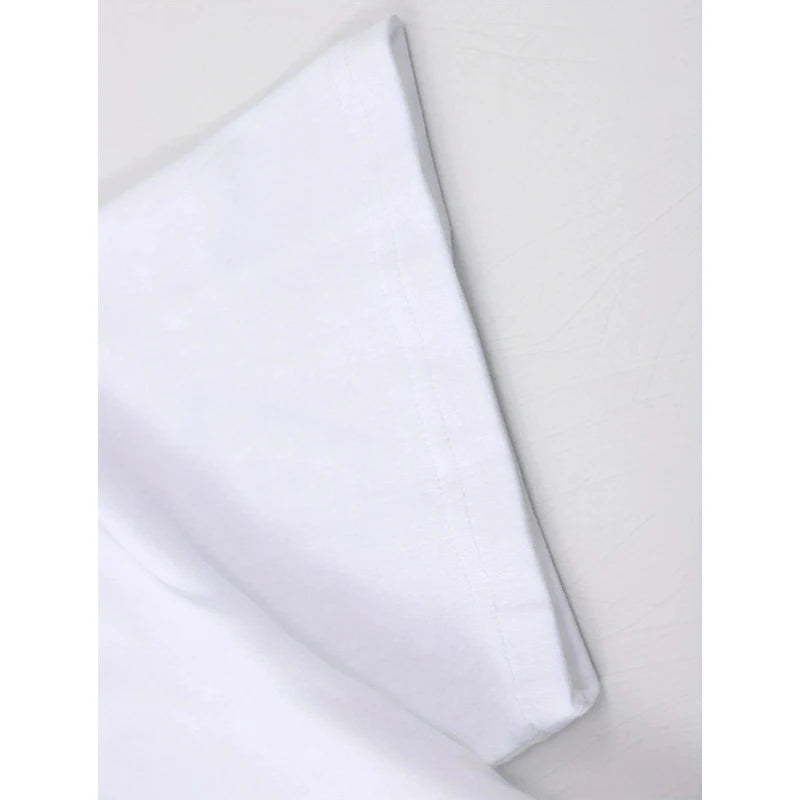 Plus Size Women’s Croissant & Coffee Back Print T-Shirt