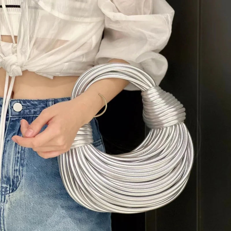 2024 Luxury Handwoven Noodle Bag