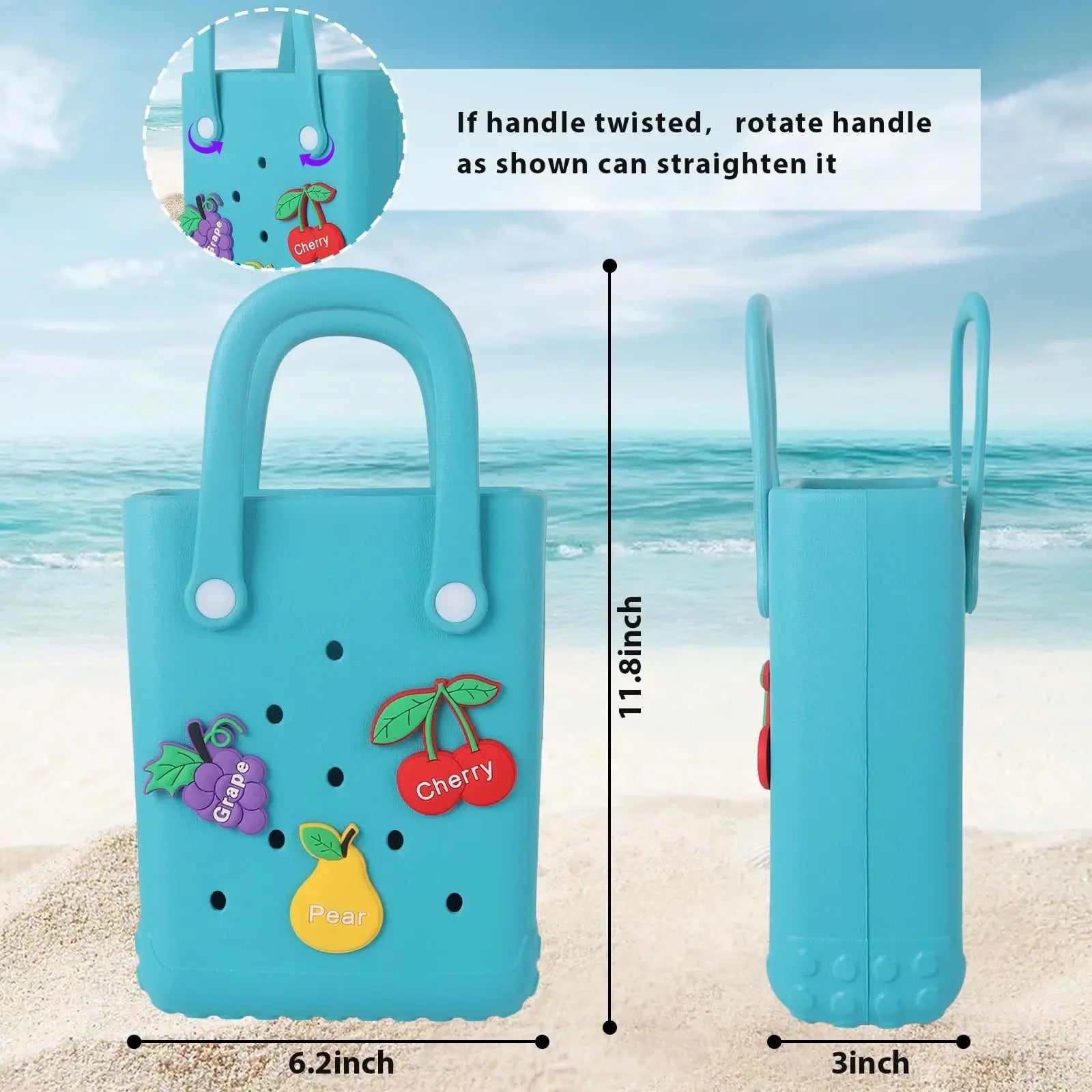 Charms Croc Waterproof Beach Bag