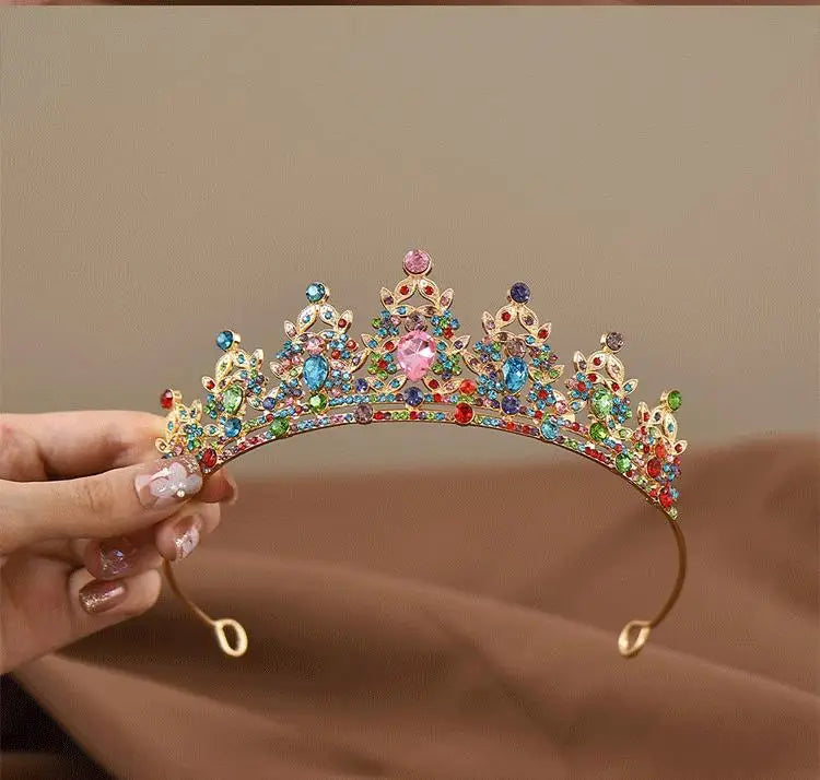Children’s Princess Crystal Tiara – Girls’ Birthday & Performance Crown