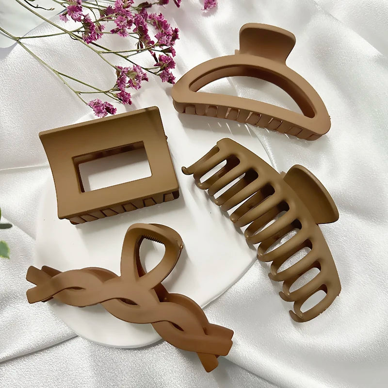 Women’s Acrylic Hair Claw Clip – Korea Style Geometric Barrette