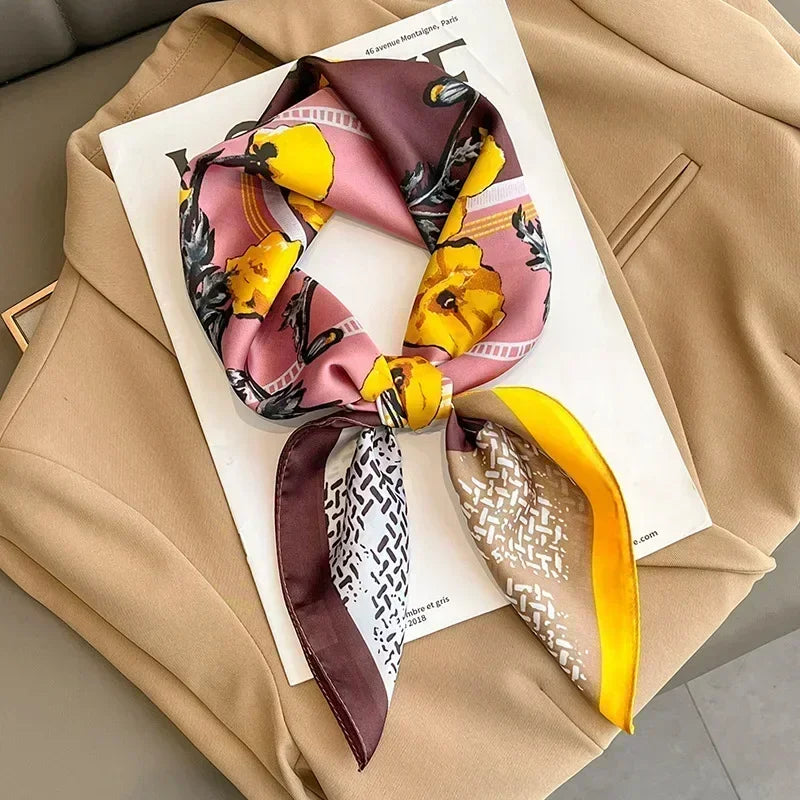 Luxury Silk Square Scarf