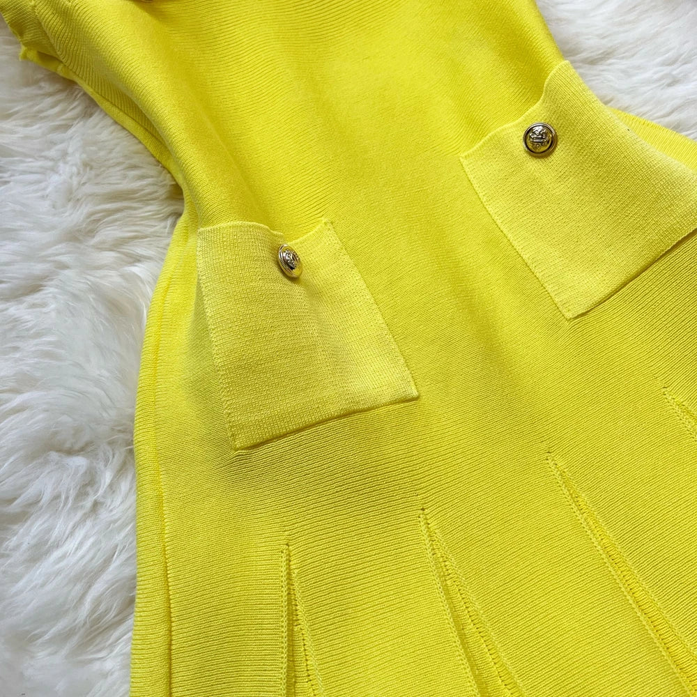 YuooMuoo 2025 Summer Pleated Short Dress