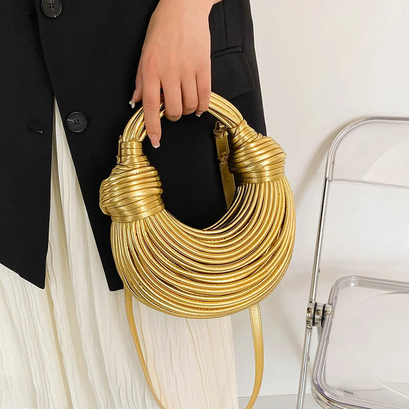 2024 Luxury Handwoven Noodle Bag