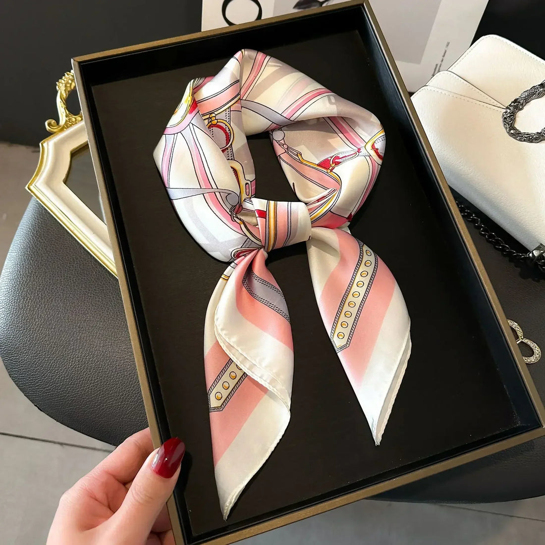 Luxury Silk Square Scarf