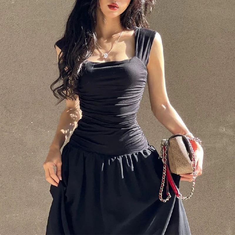 WhereMery Elegant Slip Maxi Dress