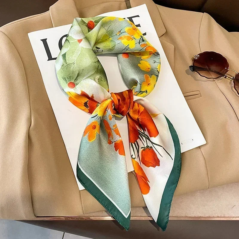 Luxury Silk Square Scarf