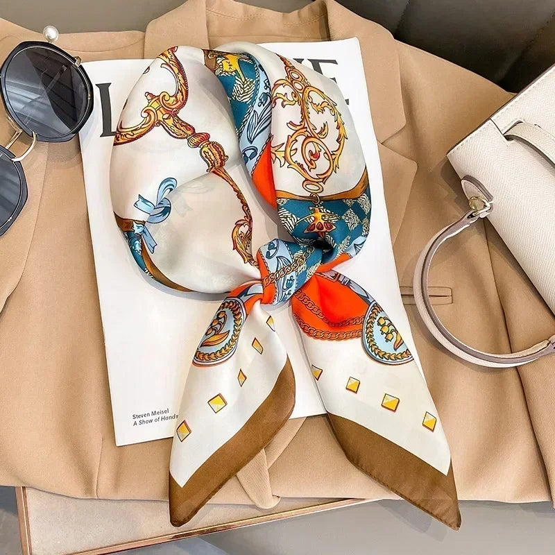 Luxury Silk Square Scarf