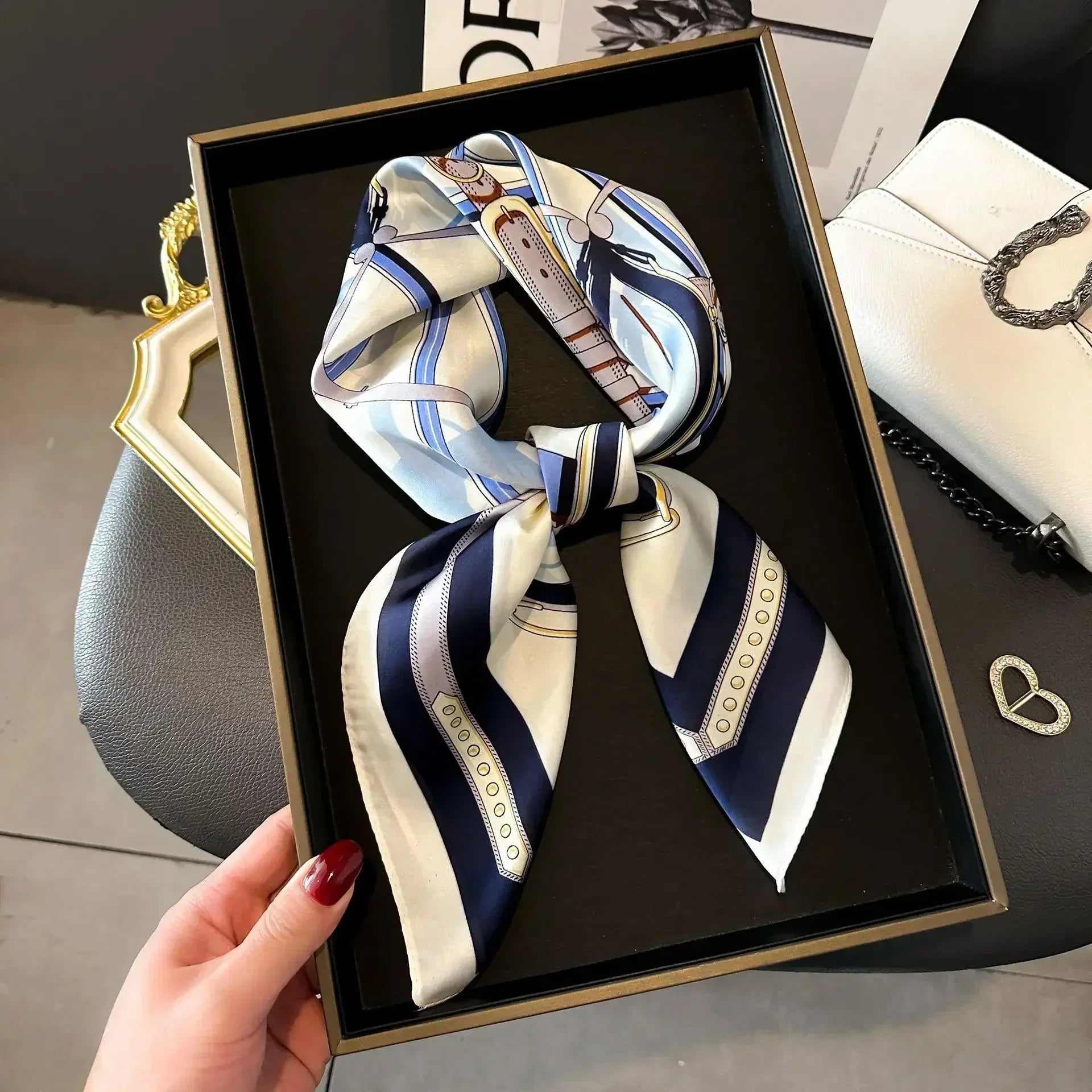 Luxury Silk Square Scarf