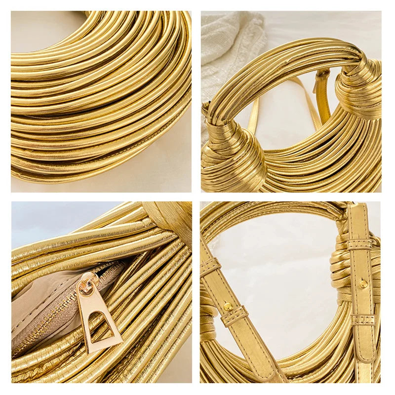 2024 Luxury Handwoven Noodle Bag