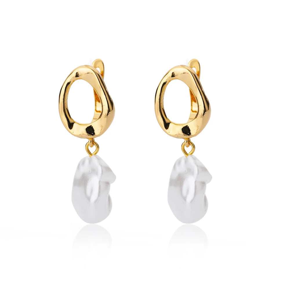 Luxury Star Hoop Earrings for Women