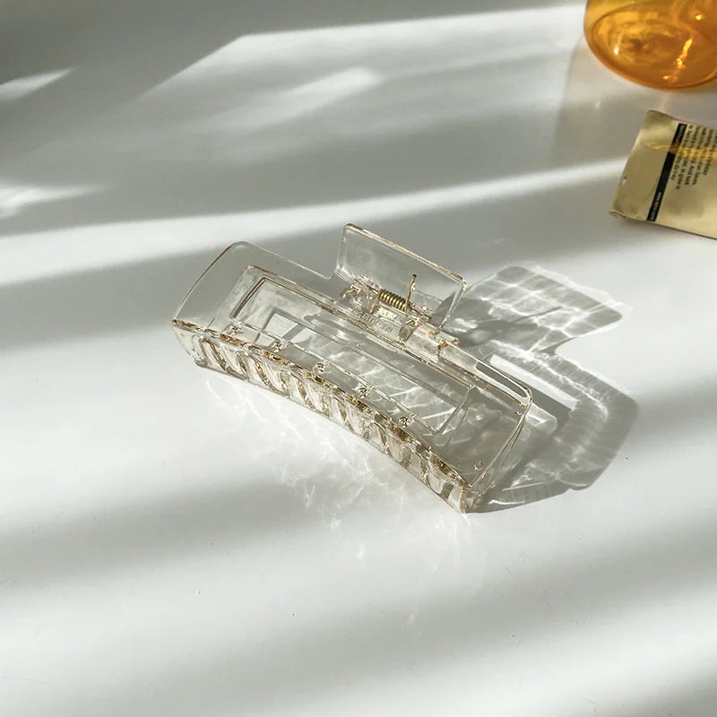 Women’s Acrylic Hair Claw Clip – Korea Style Geometric Barrette