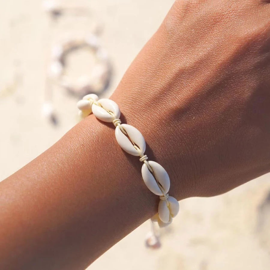 Bohemian Sea Shell Charm Bracelets