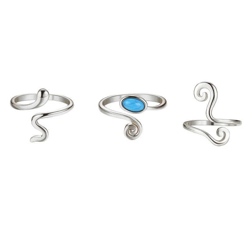 3Pcs Adjustable Toe Rings for Women