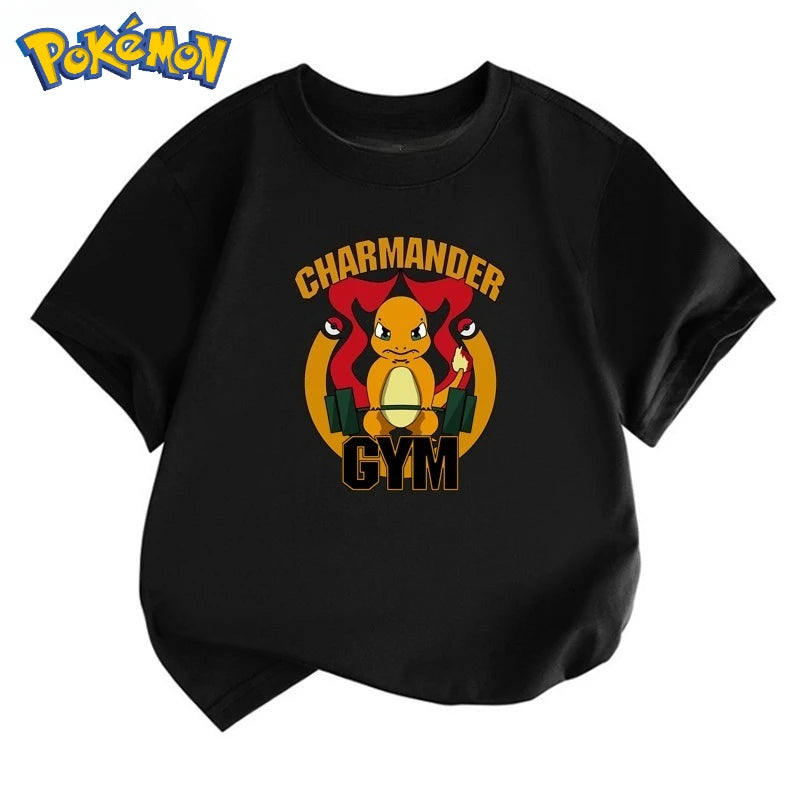 Pokémon Gym Sports Printed T-Shirt