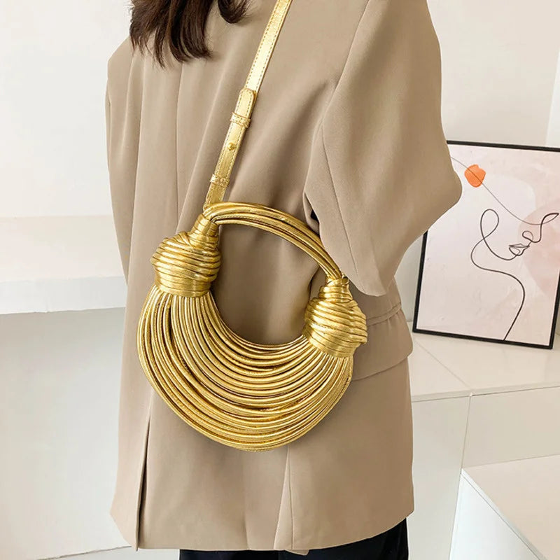 2024 Luxury Handwoven Noodle Bag