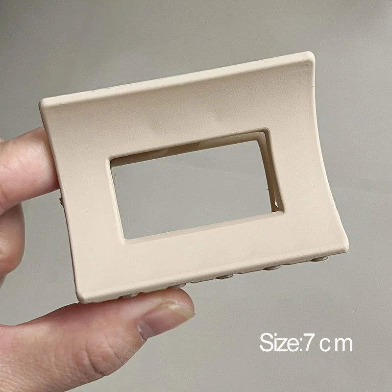 Women’s Acrylic Hair Claw Clip – Korea Style Geometric Barrette