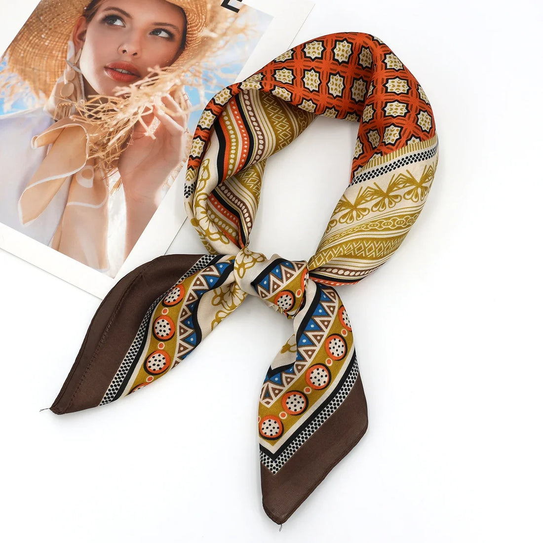 Luxury Silk Square Scarf